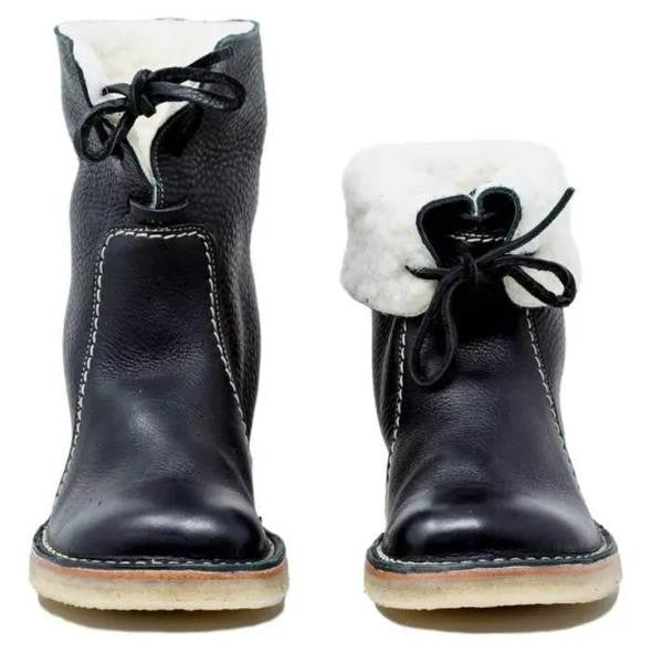 Sofia – Damenlederstiefel mit Fellfutter