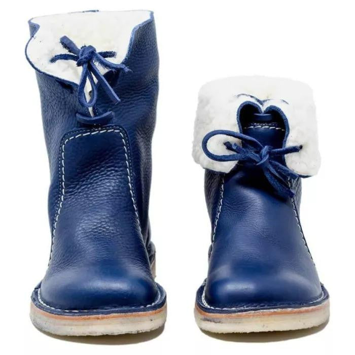 Sofia – Damenlederstiefel mit Fellfutter
