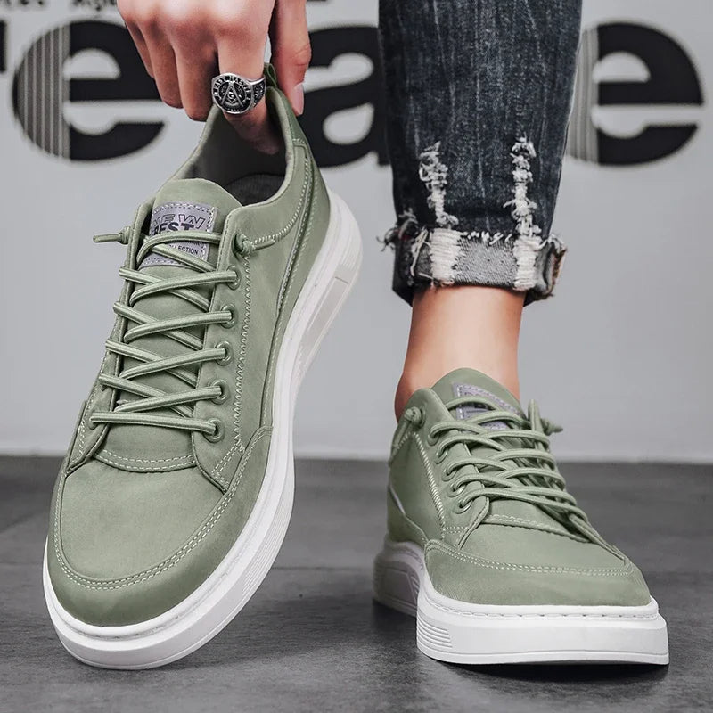 Leo - Herren Sneaker bequem mit Schnürung
