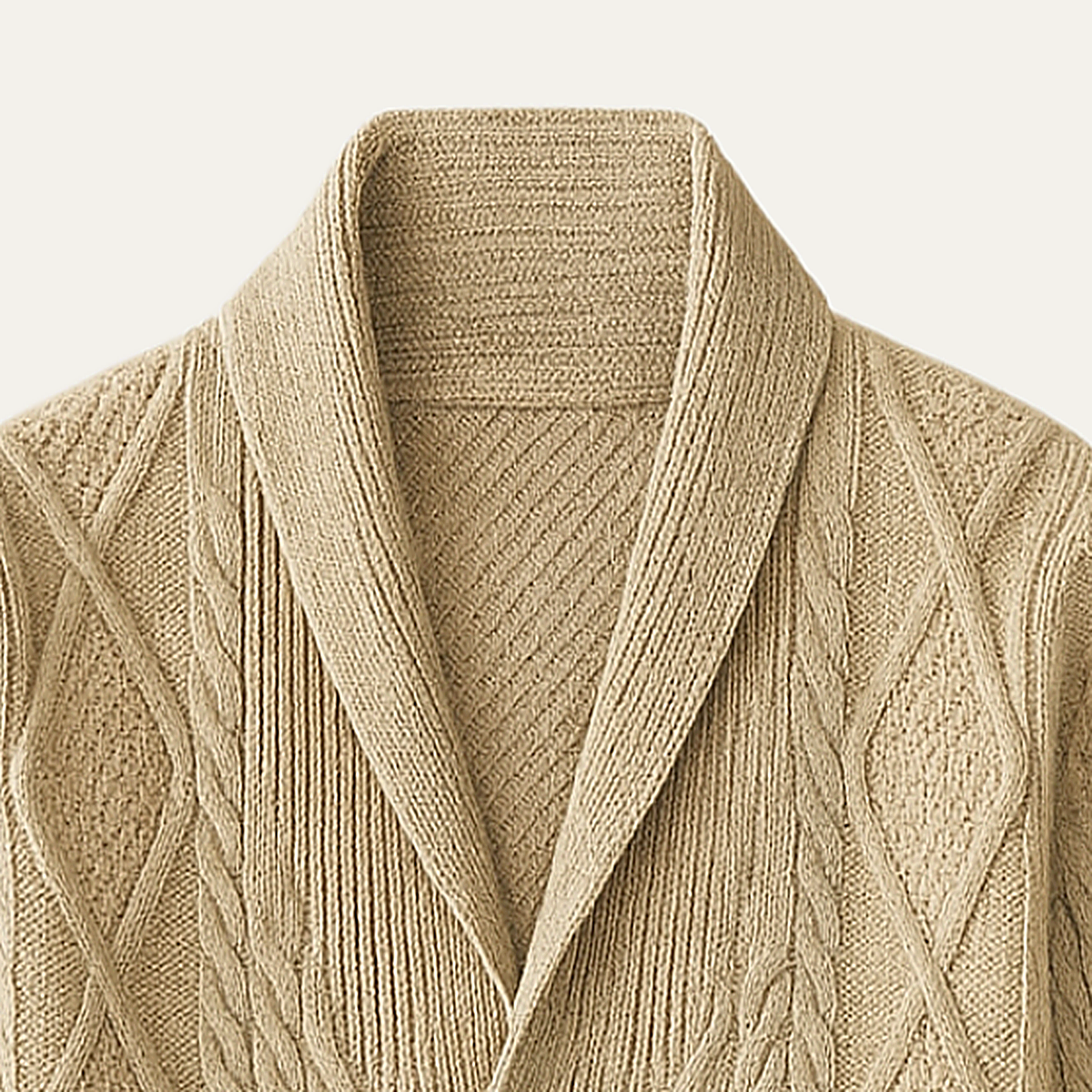 Felix – Strickjacke mit Schalkragen für Herren