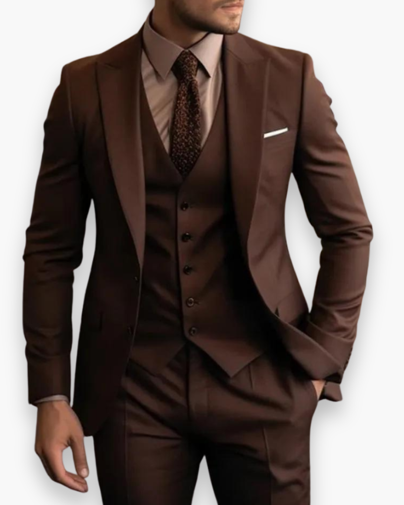Felix – Herren Dreiteiliger Anzug mit Weste