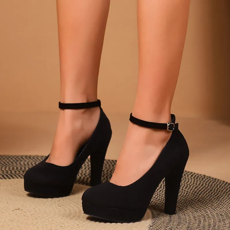 Sophie - Damen High Heels mit Knöchelriemen