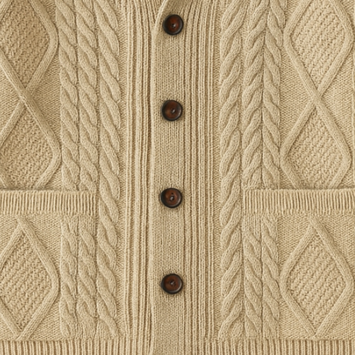 Felix – Strickjacke mit Schalkragen für Herren