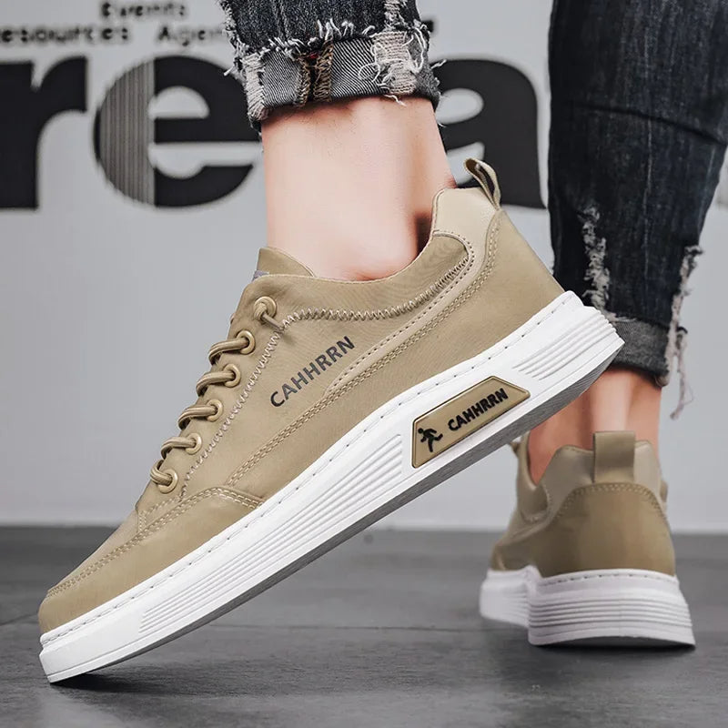 Leo - Herren Sneaker bequem mit Schnürung