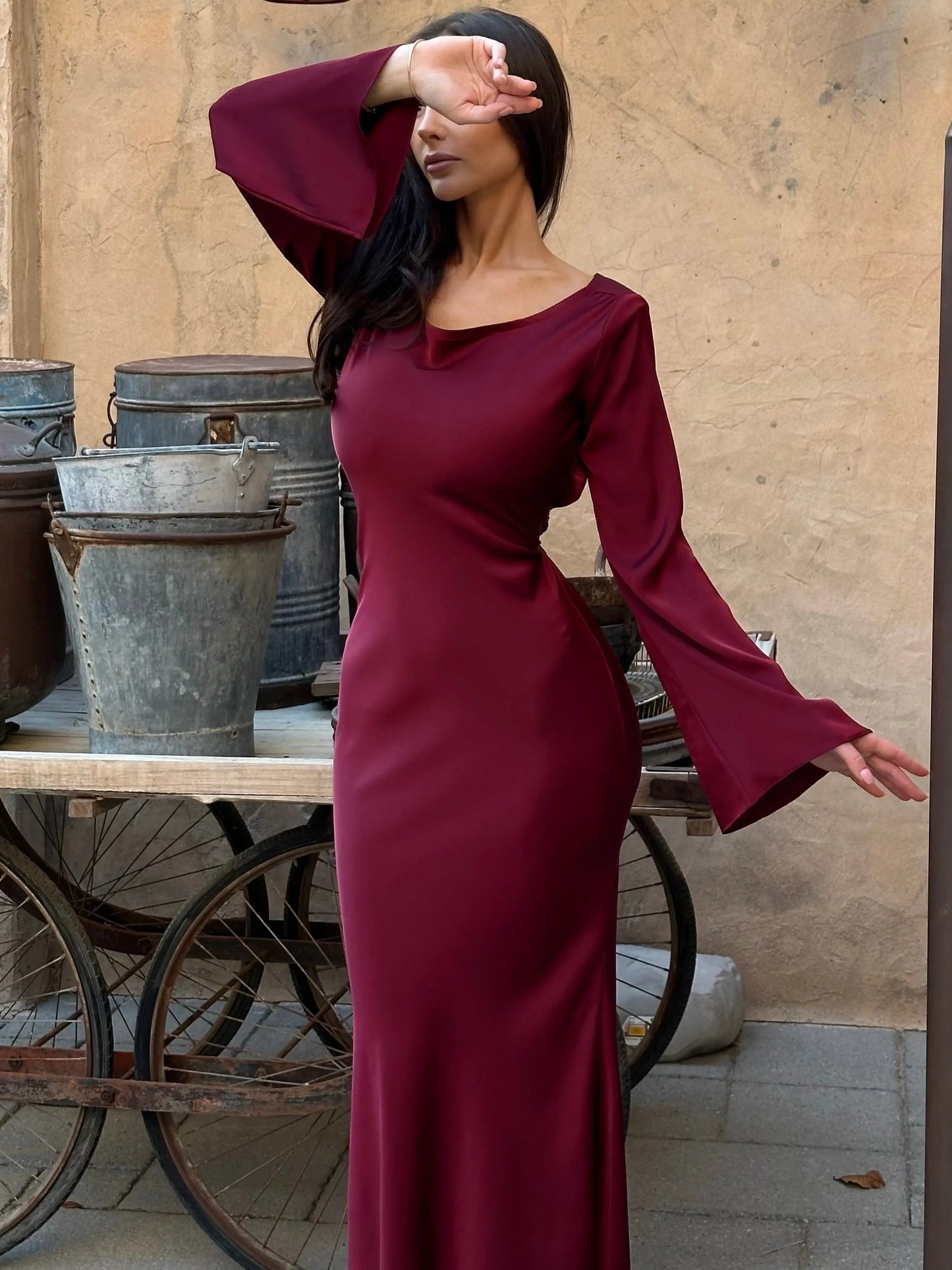 Seraphina - Damen Abendkleid elegant figurbetont