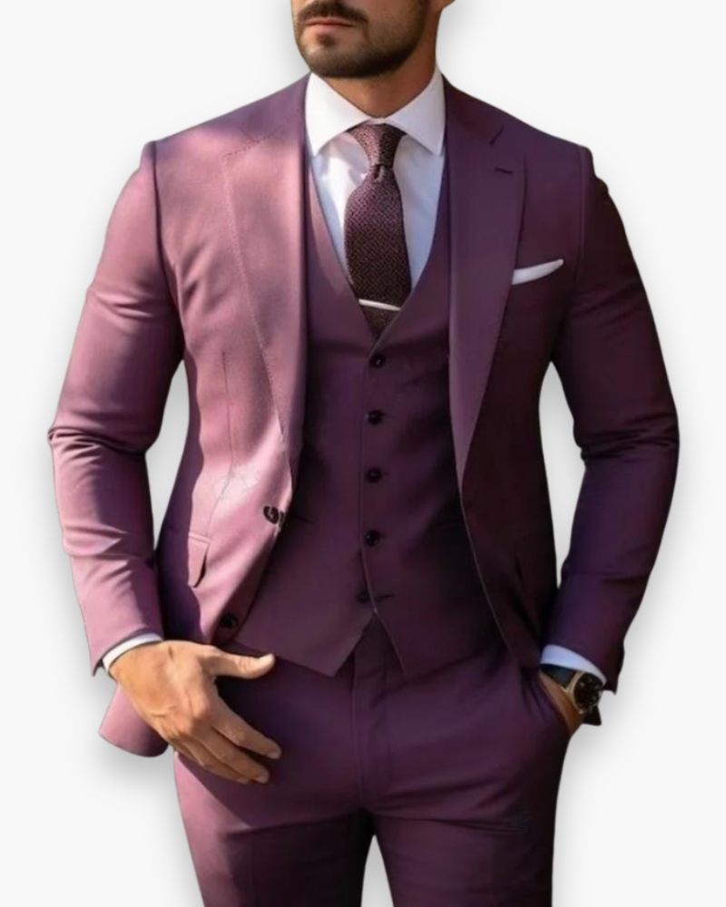 Felix – Herren Dreiteiliger Anzug mit Weste