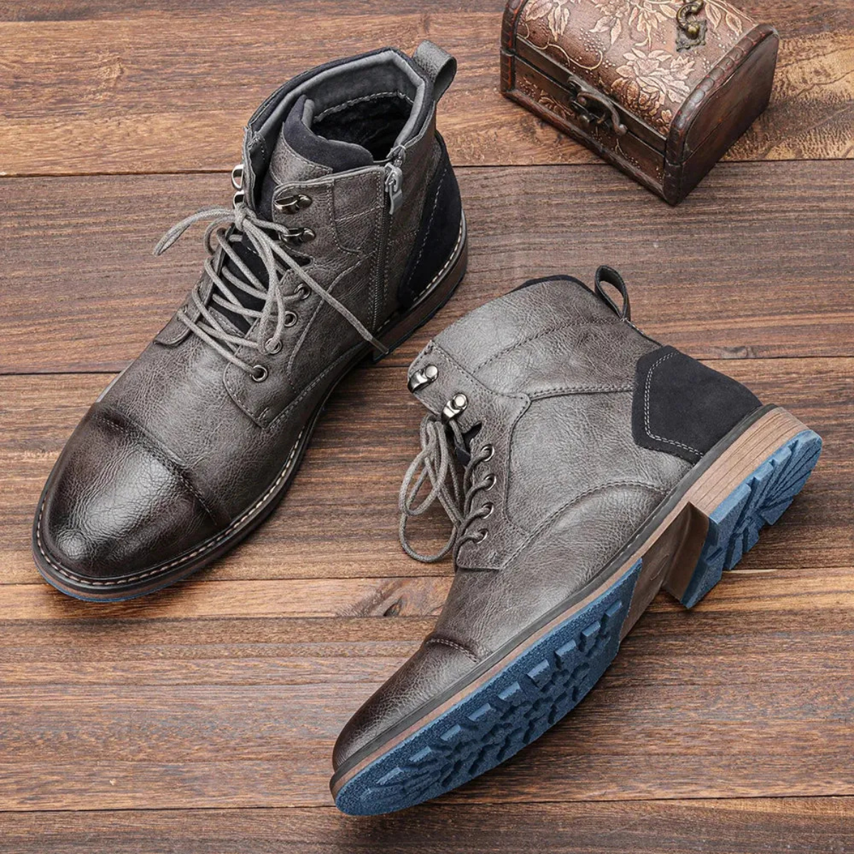 Tobias – Stilvolle Lederstiefel für Herren