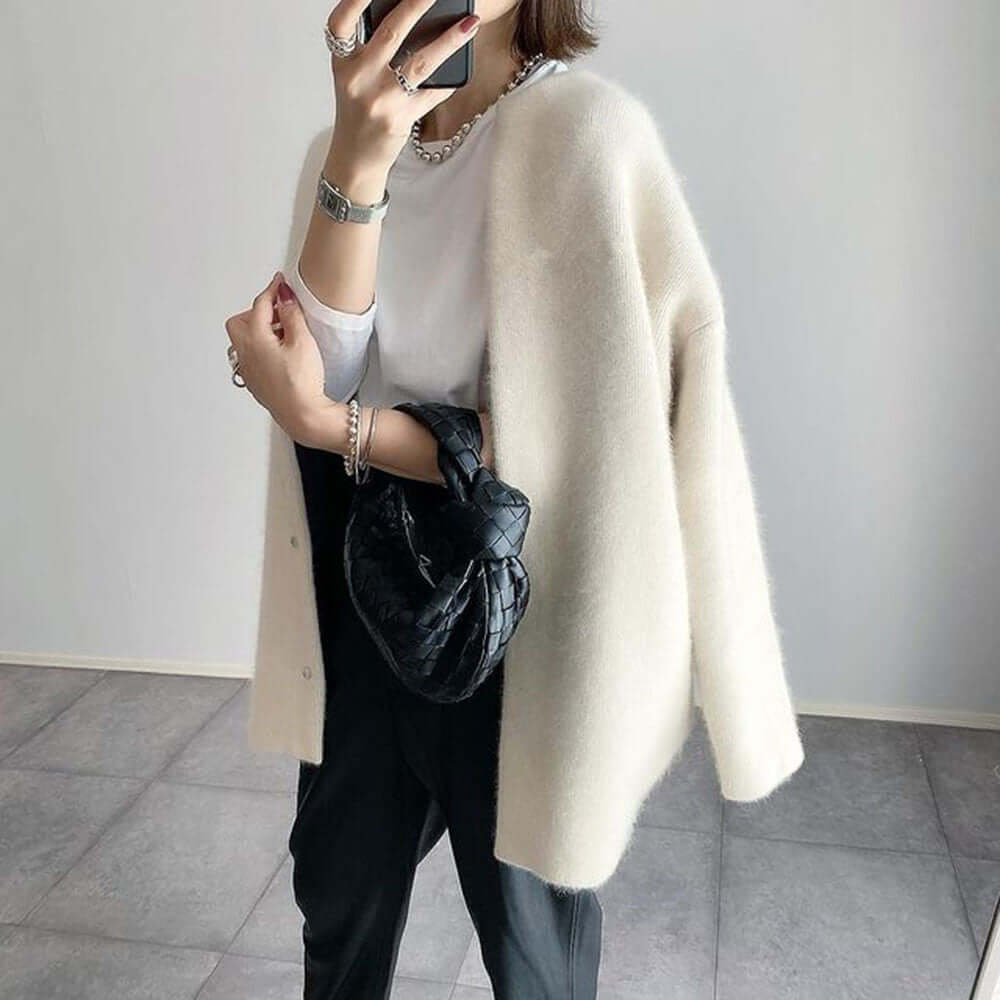 Ella – Oversized Strickcardigan Damen