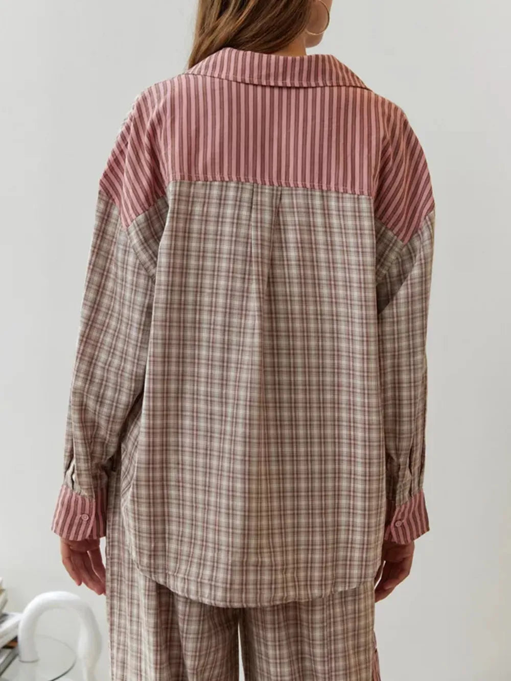 Leonie – Damen Pyjama Set mit Hemd und Hose