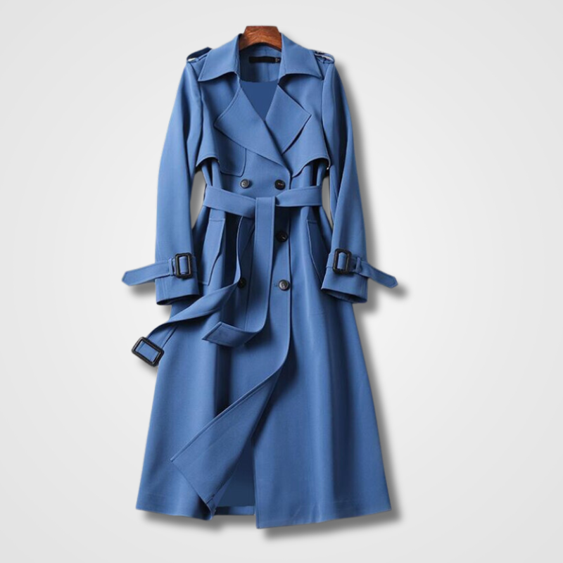 Isabelle – Winter Trenchcoat für Damen mit Bindegürtel