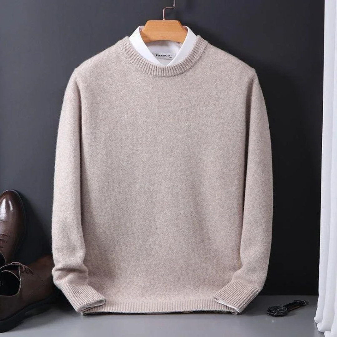 Alexander– Herren Strickpullover Rundhalsausschnitt