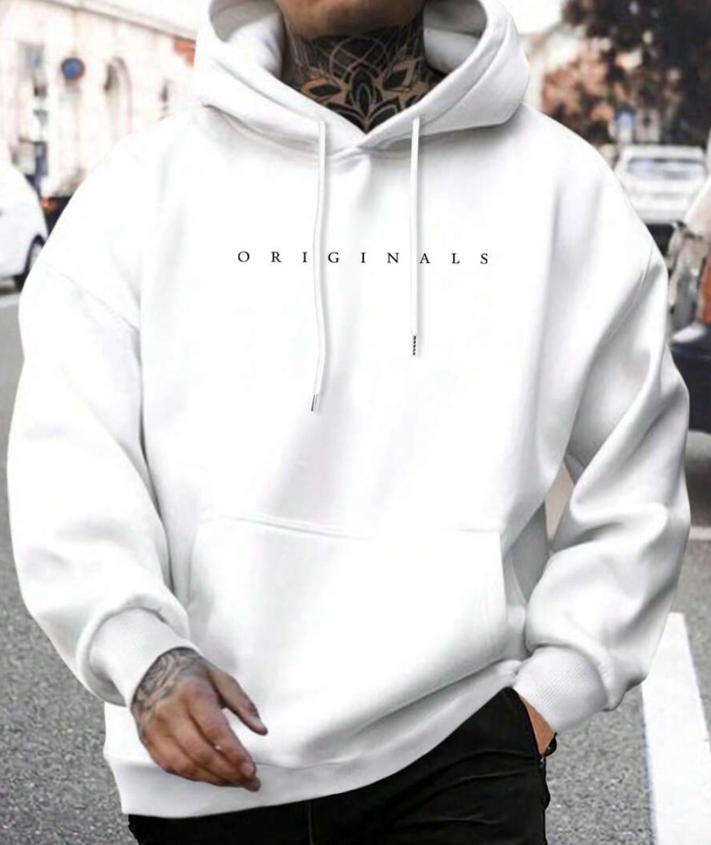 Leon – Herren Hoodie Baumwolle Kapuzen-Sweatshirt Lässig Weich