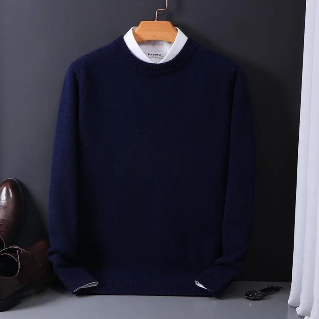 Alexander– Herren Strickpullover Rundhalsausschnitt