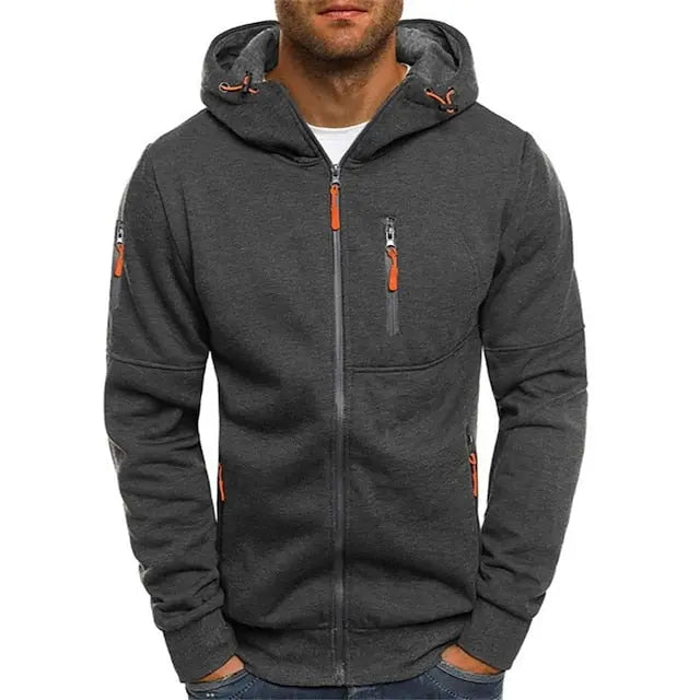 Niklas – Urbaner Herren Zip-Hoodie mit sportlichem Design