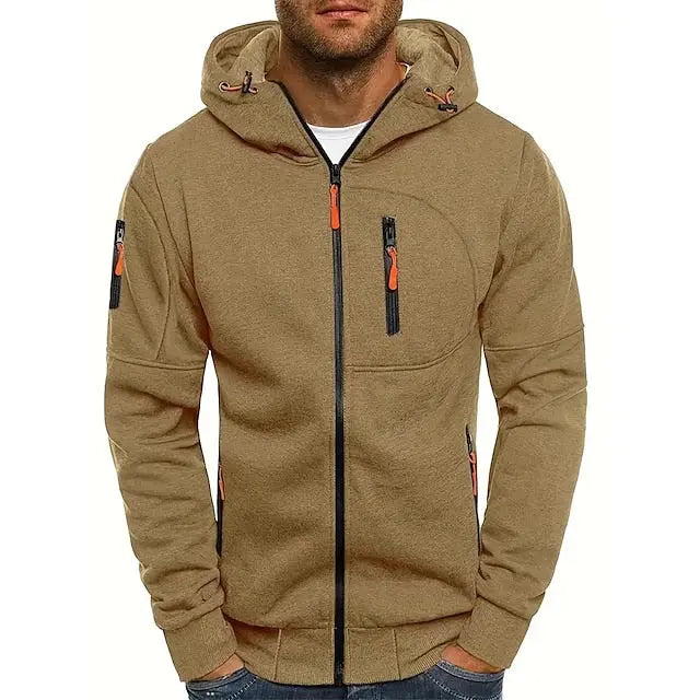 Niklas – Urbaner Herren Zip-Hoodie mit sportlichem Design
