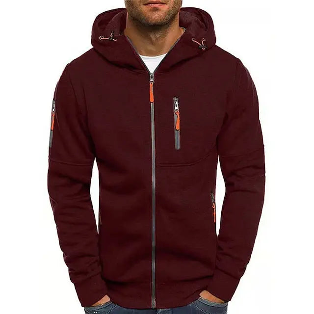 Niklas – Urbaner Herren Zip-Hoodie mit sportlichem Design