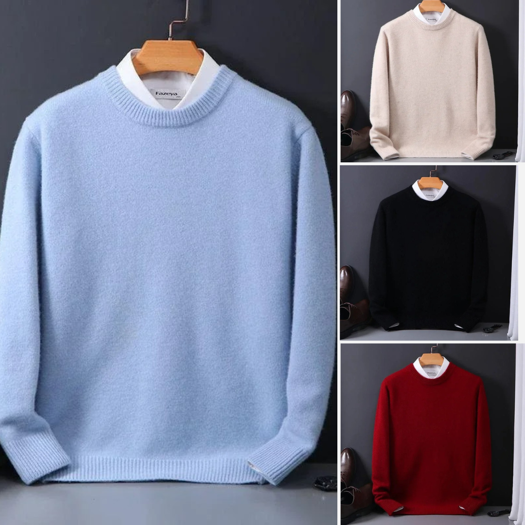Alexander– Herren Strickpullover Rundhalsausschnitt