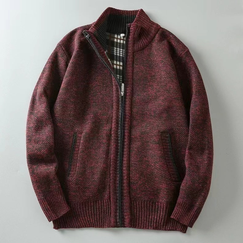 Tobias – Gefütterte Strickjacke Herren