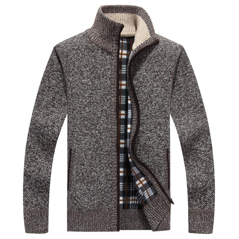 Tobias – Gefütterte Strickjacke Herren