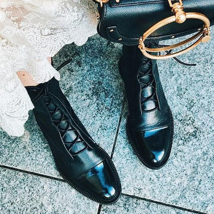 Lina – Feine Leder-Schnürboots Damen