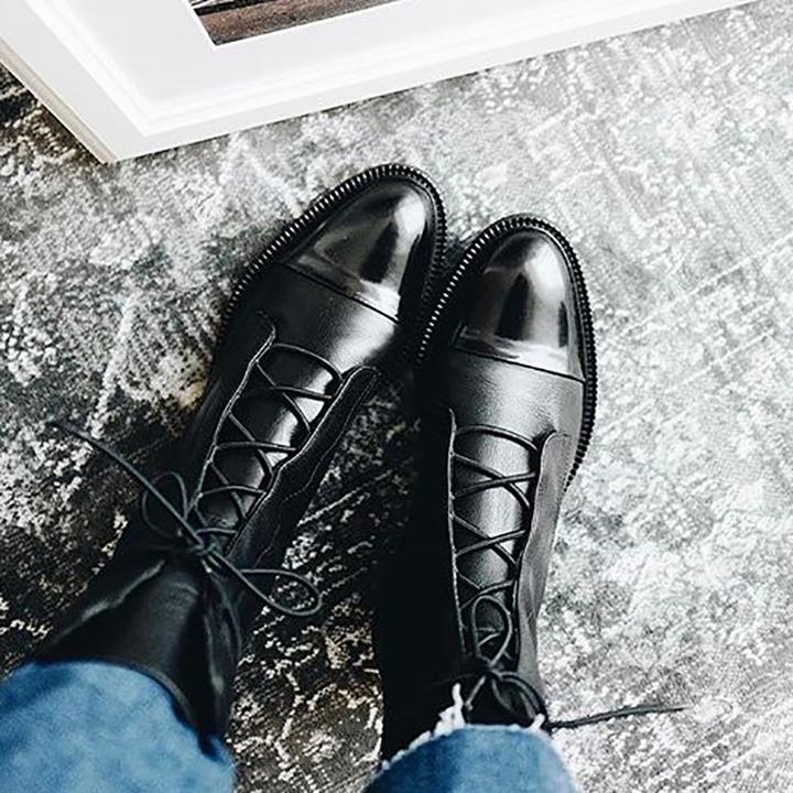 Lina – Feine Leder-Schnürboots Damen