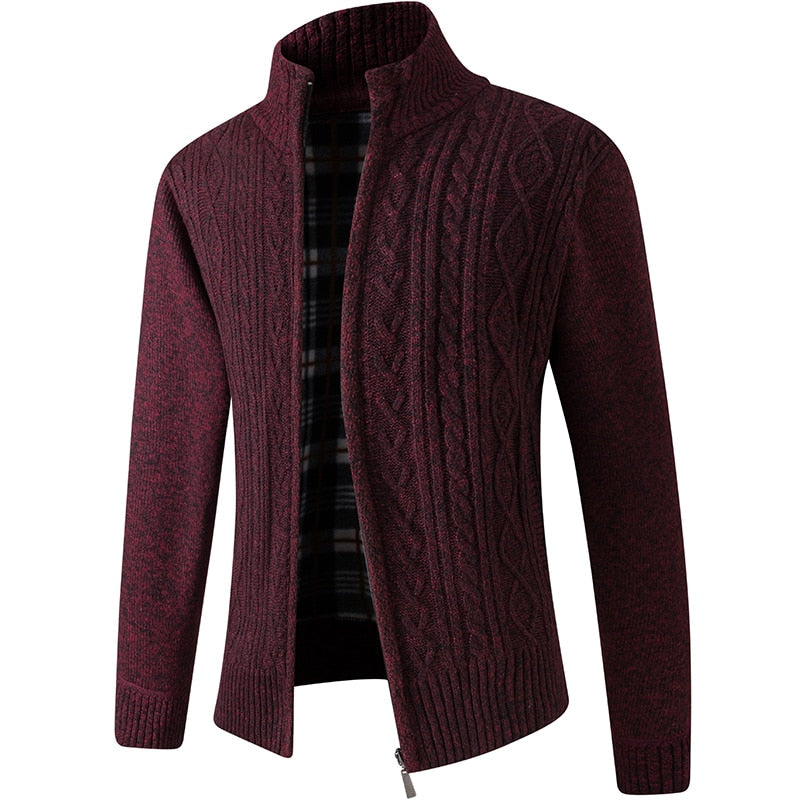 Tobias – Gefütterte Strickjacke Herren