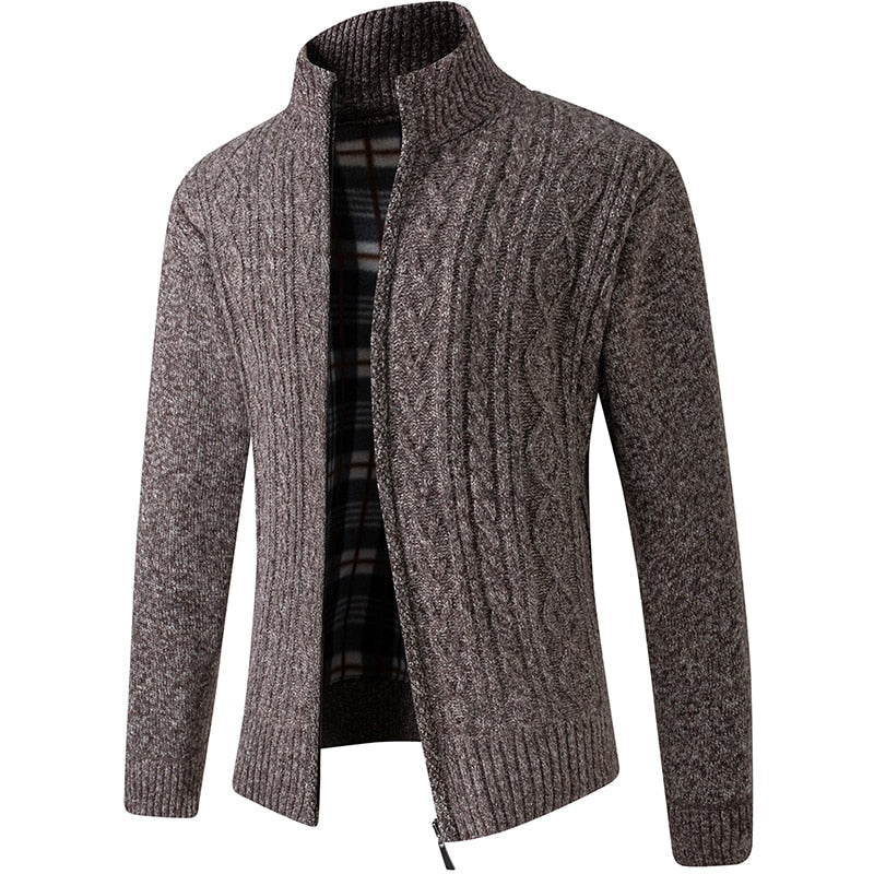 Tobias – Gefütterte Strickjacke Herren