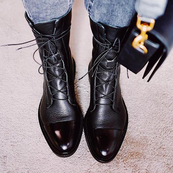 Lina – Feine Leder-Schnürboots Damen