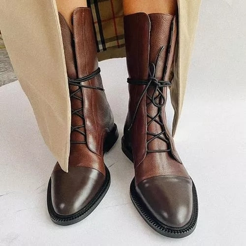 Lina – Feine Leder-Schnürboots Damen
