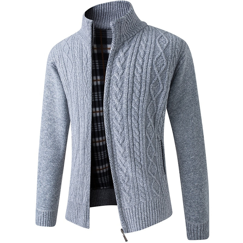 Tobias – Gefütterte Strickjacke Herren