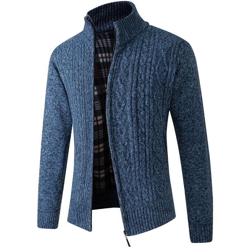 Tobias – Gefütterte Strickjacke Herren