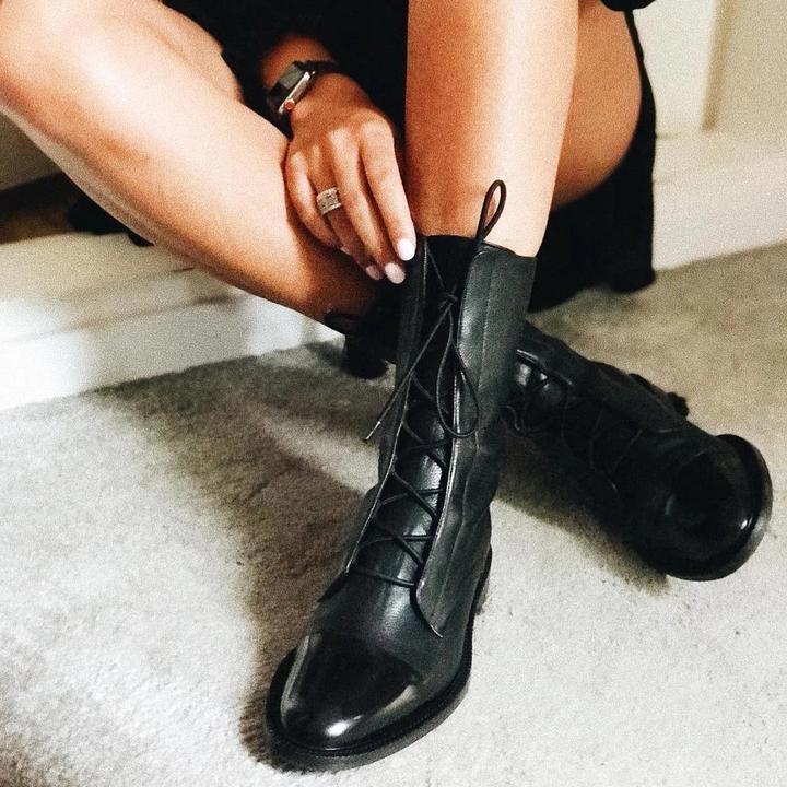 Lina – Feine Leder-Schnürboots Damen
