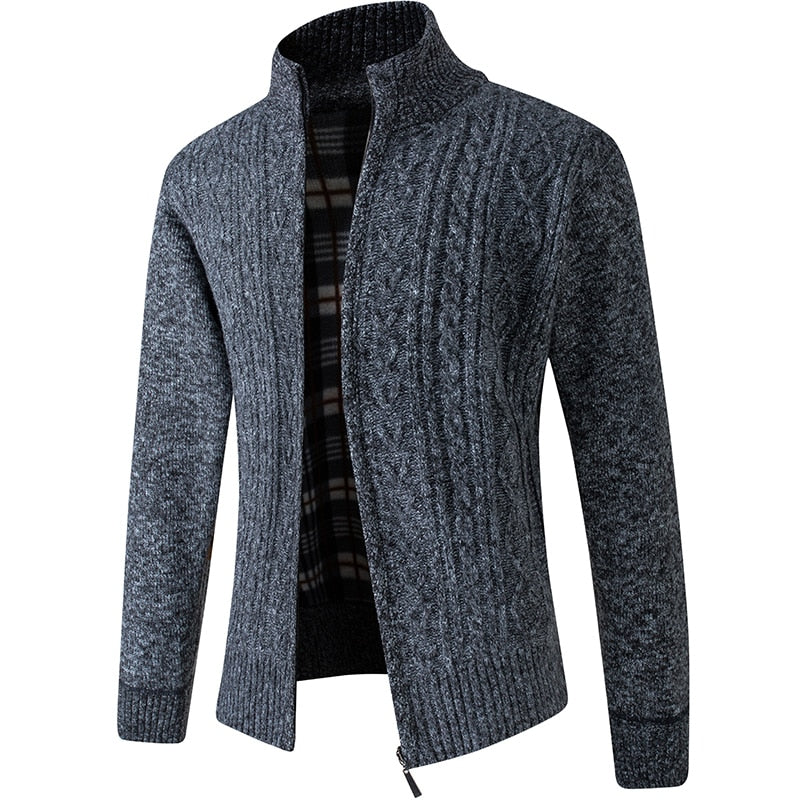 Tobias – Gefütterte Strickjacke Herren