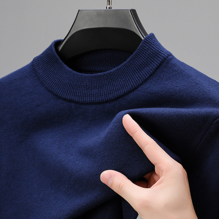 Daniel - Herren Pullover mit Rundhalsausschnitt und Rippbündchen