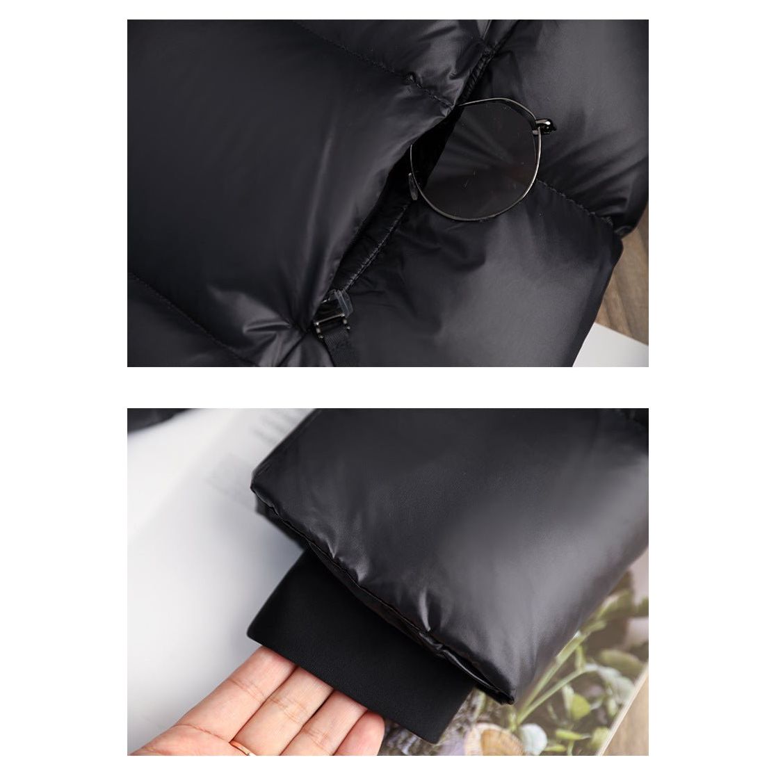 Elena - Damen Wintermantel lange Daunenjacke