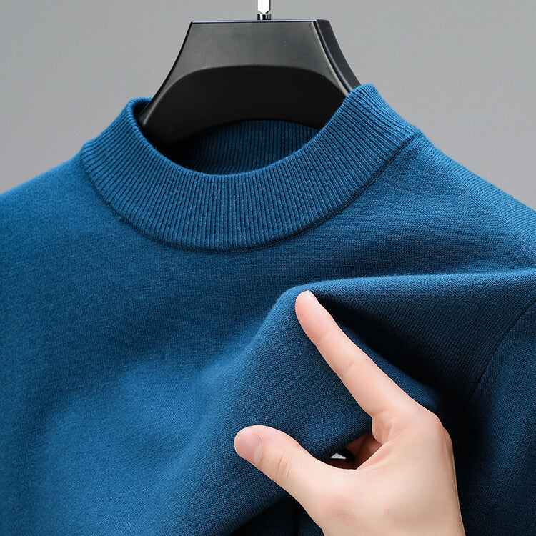 Daniel - Herren Pullover mit Rundhalsausschnitt und Rippbündchen