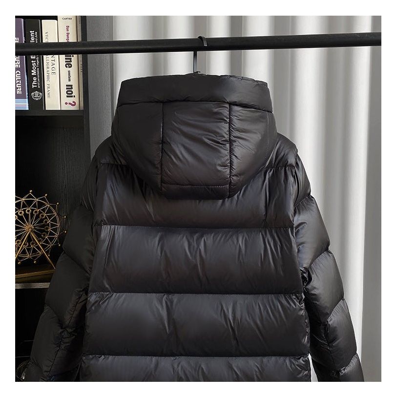 Elena - Damen Wintermantel lange Daunenjacke