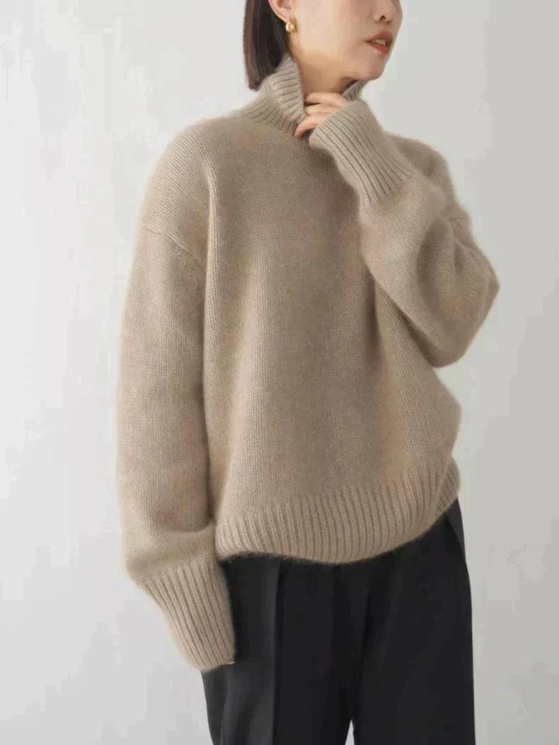 Mara – Kuscheliger Rollkragenpullover Damen