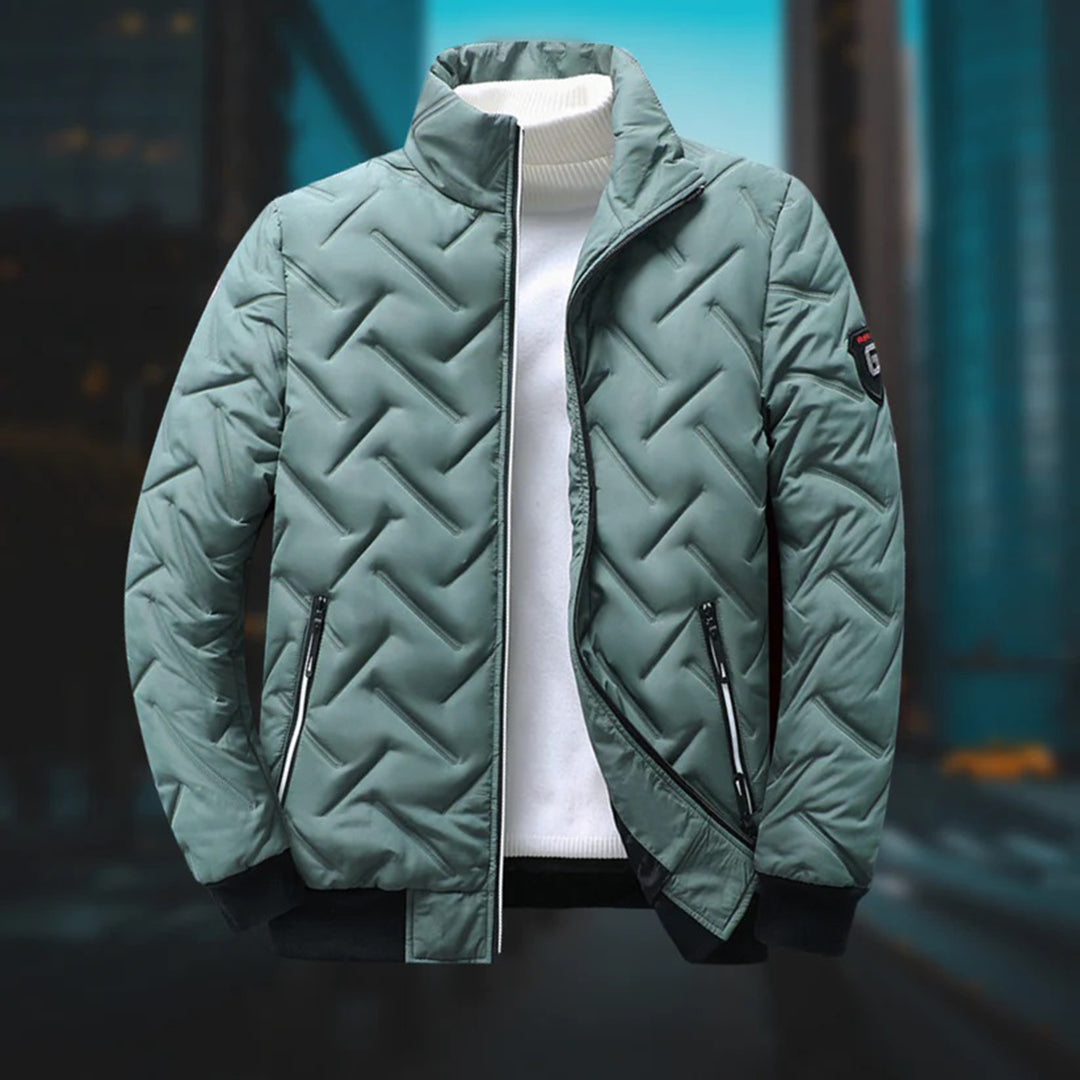 Noah – Herren Steppjacke mit Stehkragen und Reißverschluss