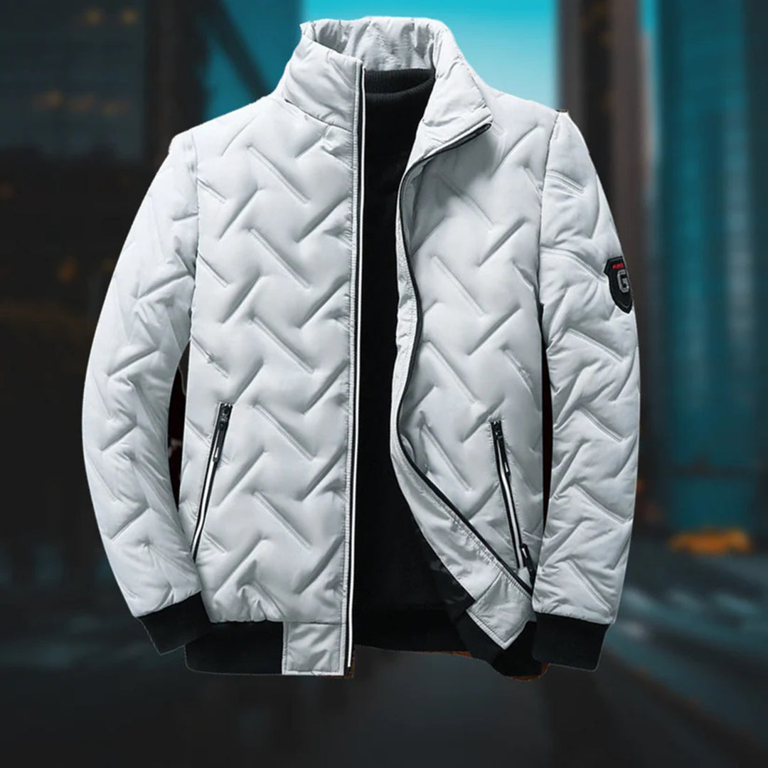 Noah – Herren Steppjacke mit Stehkragen und Reißverschluss