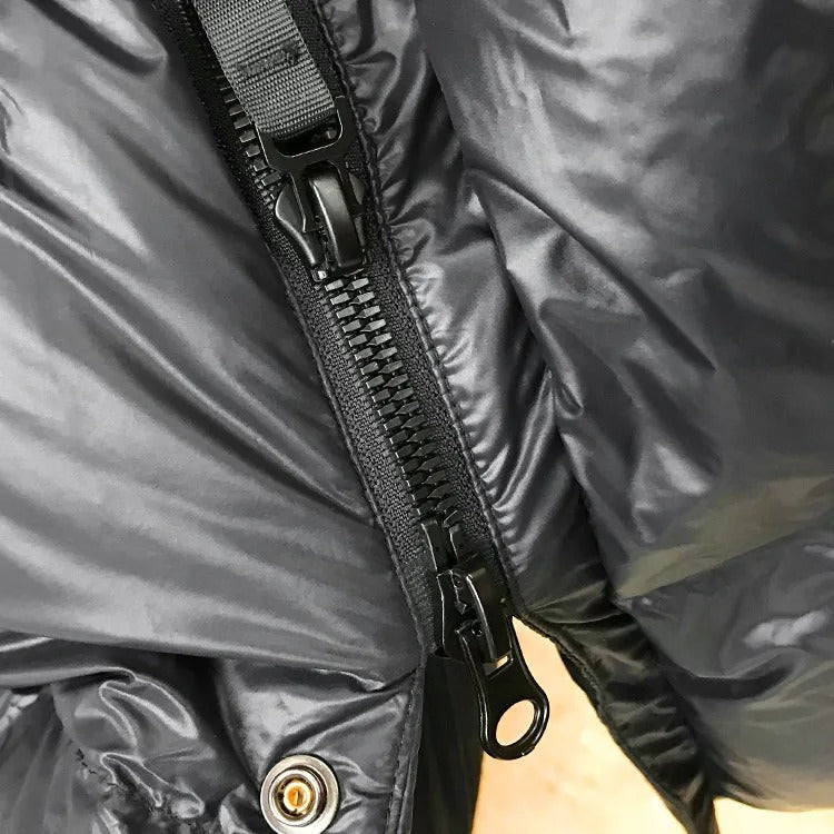 Elena - Damen Wintermantel lange Daunenjacke