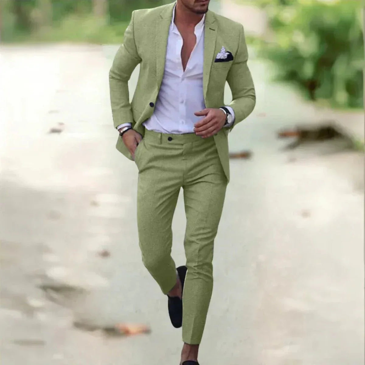Lorenzo - Herrenanzug mit Sakko und Hose im Slim Fit