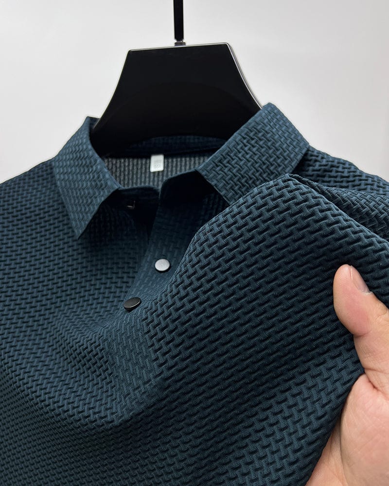 Tom – Herren Polo-Shirt mit Strukturmuster