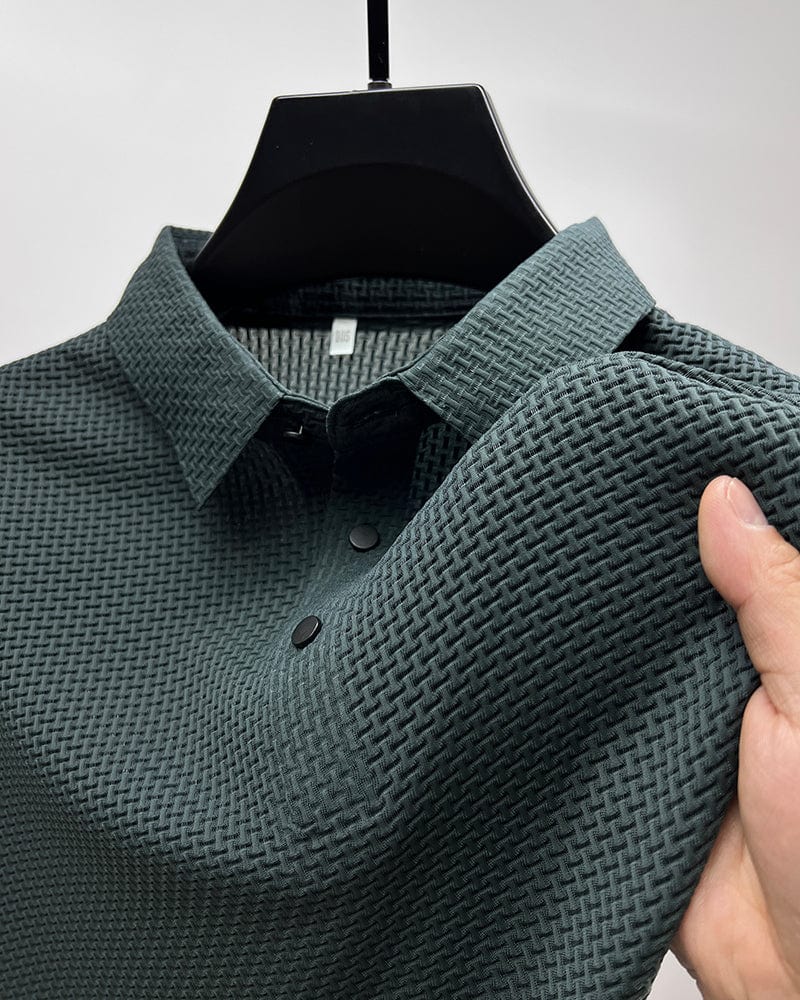 Tom – Herren Polo-Shirt mit Strukturmuster