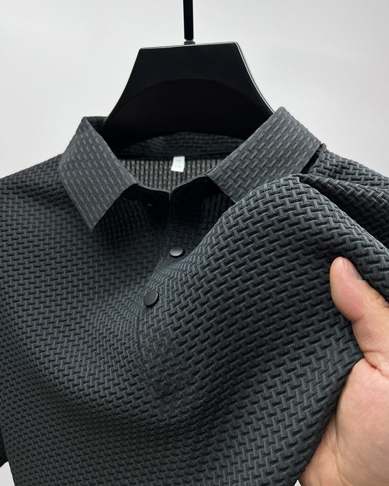 Tom – Herren Polo-Shirt mit Strukturmuster