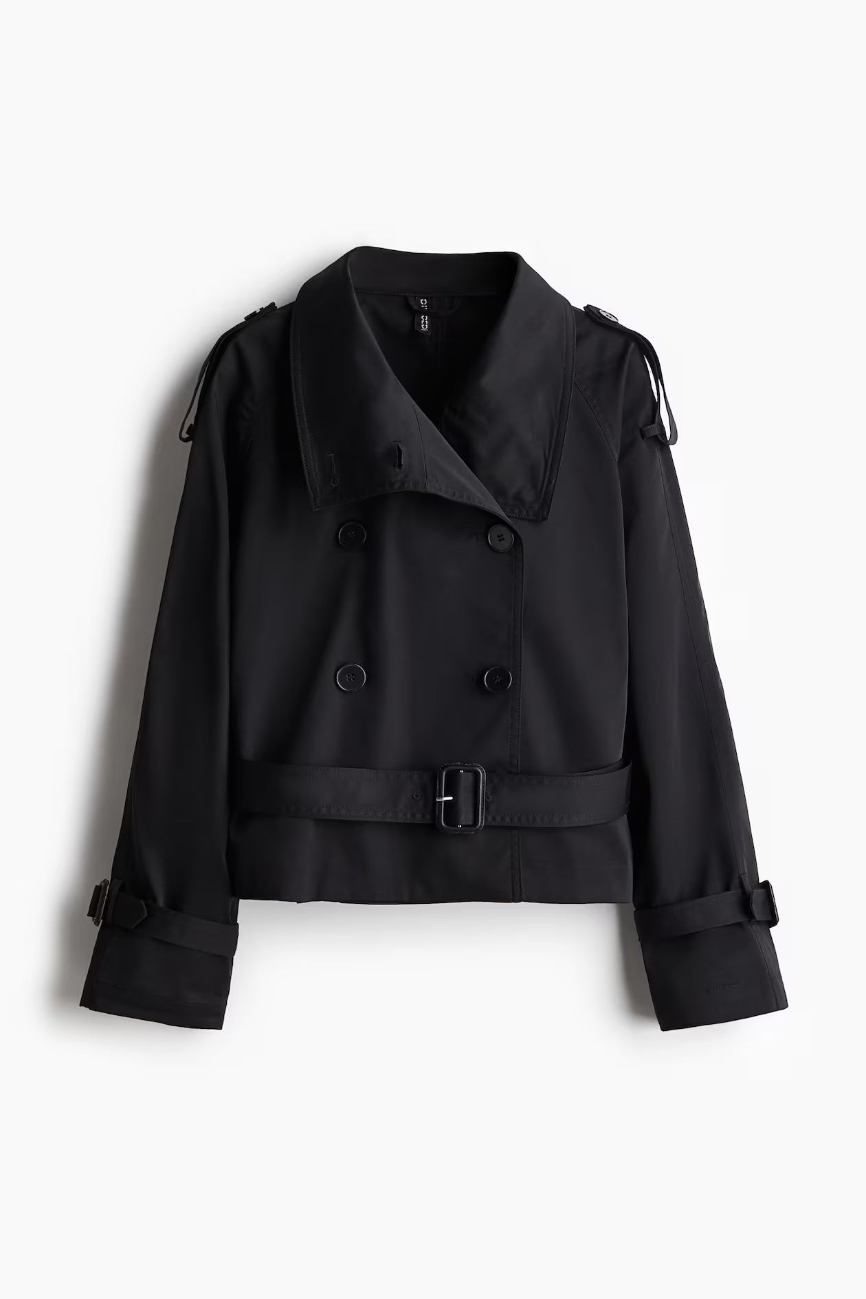 Clara - Damen Trenchcoat kurz geschnitten mit Gürtel