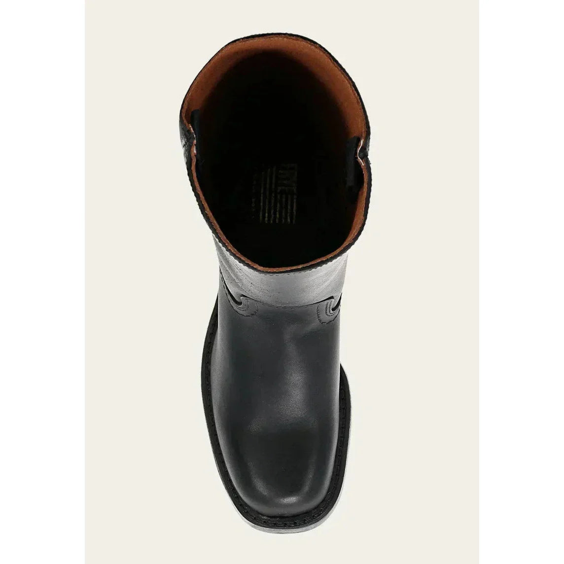 Alva – Damen Lederstiefel in Braun mit Blockabsatz