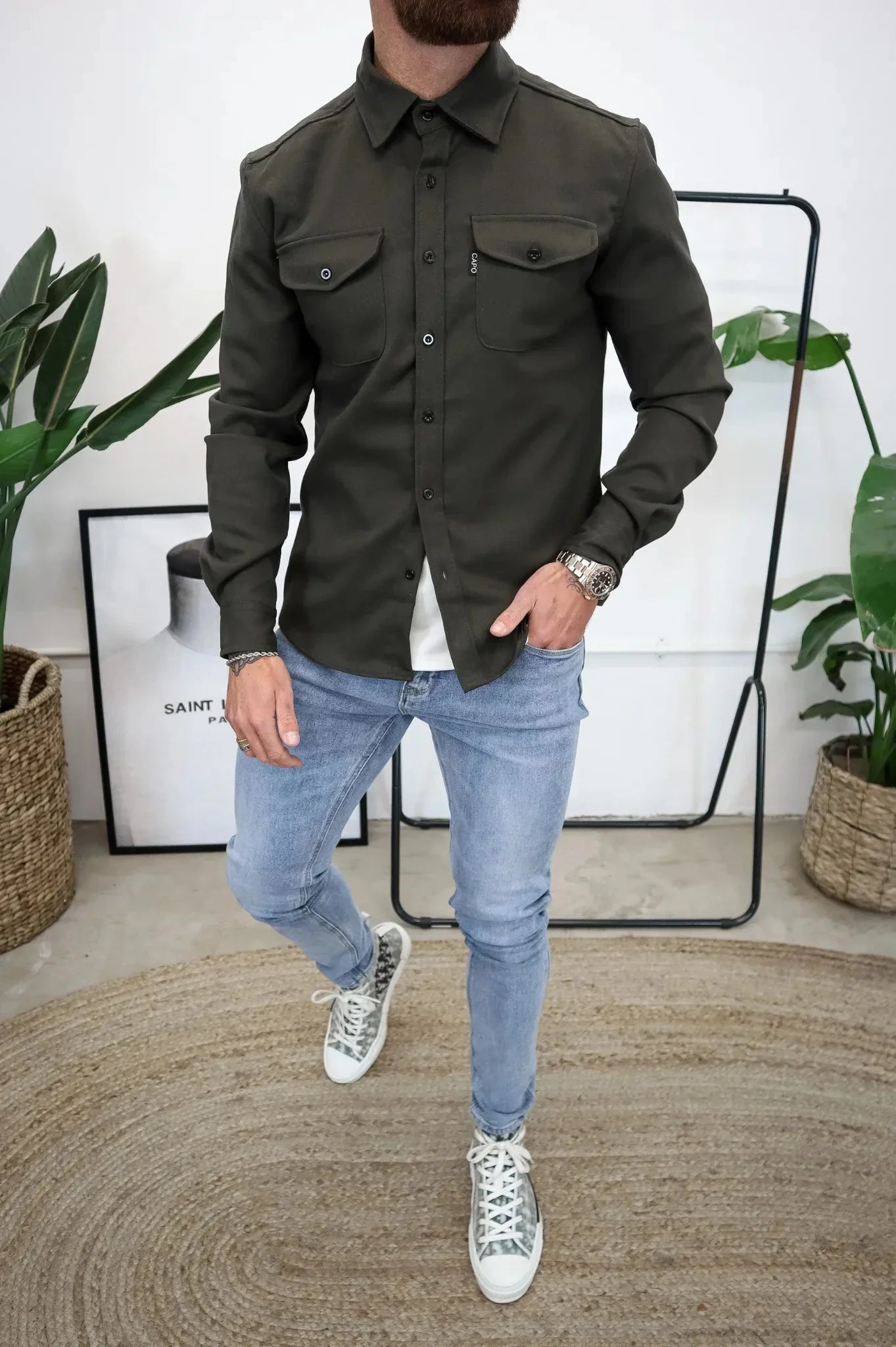 Noah – Herren Overshirt aus Baumwolle