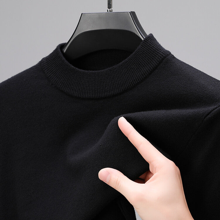 Daniel - Herren Pullover mit Rundhalsausschnitt und Rippbündchen