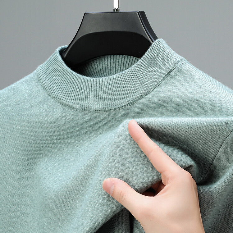 Daniel - Herren Pullover mit Rundhalsausschnitt und Rippbündchen